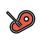 Meat Consumption SVG Icon